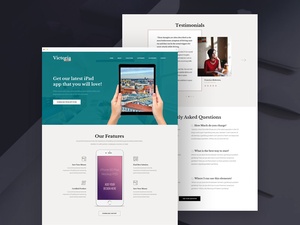 Victoria Landing Page Template
