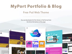 Портфолио MyPort и шаблон блога