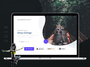 Startup One Page Web Template