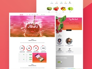 Modèle de site Web de magasin de fruits