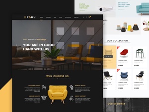 Interior Design Website Template