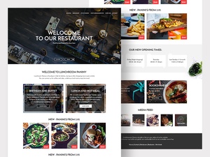 Modèle de site Web de restaurant