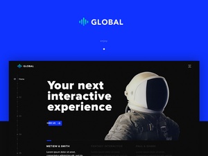 Globale Portfolio-Website