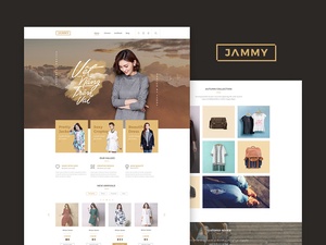 Sitio web de comercio electrónico JAMMY