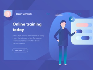 大学ウェブサイトテンプレート |貸出デザイン
