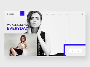 Laura Fashion Store Website Template