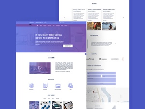 Free Single Page Template