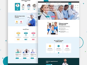 Modèle de site Web médical et de santé | MEDCare (en)