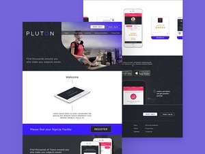 Landing Page Website Template – Pluton