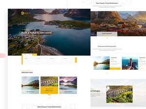 Free Tour & Travel Website Template | Travel