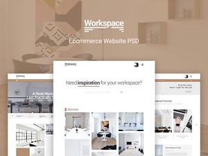 Espacio de trabajo – Sitio web de comercio electrónico