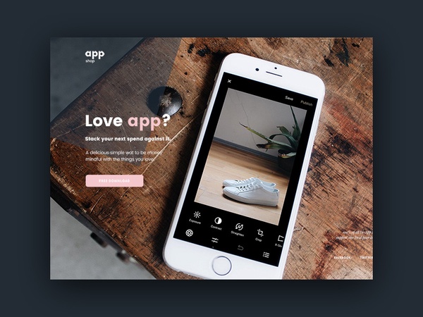 App Webpage Template Giveaway Free PSD Templates