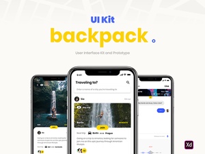 Backpack – Free UI Kit for Adobe Xd