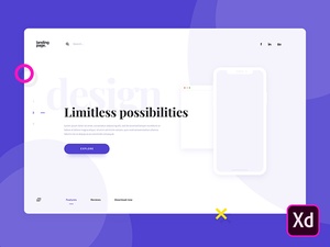 Xd Landing Page Template