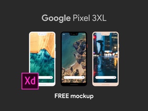 Google Pixel 3XL Xd Mockup