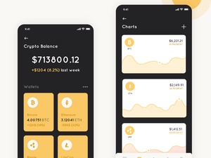 Crypto Wallet UI For Xd