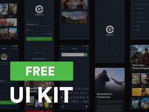 Adobe Xd Spiel UI Kit | Gamify