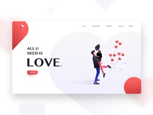 Landing Love Page Template