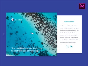 Adobe XD Article Cards