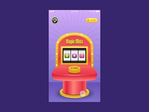 Magic Slots App Design - Adobe Xd Ressource