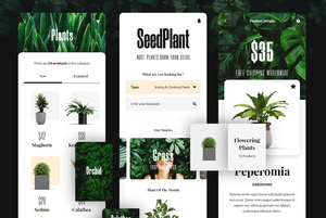 E-Commerce-App-Benutzeroberfläche | SeedPlant