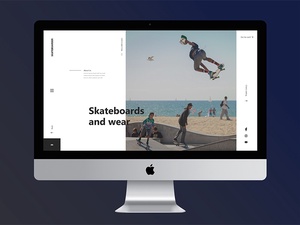 Skateboarder – Kostenloses Xd UI Kit