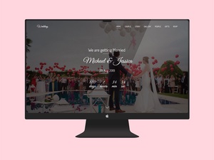 UI Wedding Design Xd Template