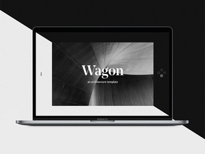 Вагон - Бесплатный шаблон Adobe XD