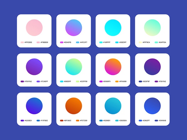 Adobe XD Gradients | Free PSD Templates